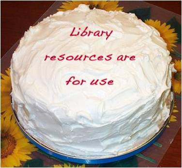 Library resources are for use